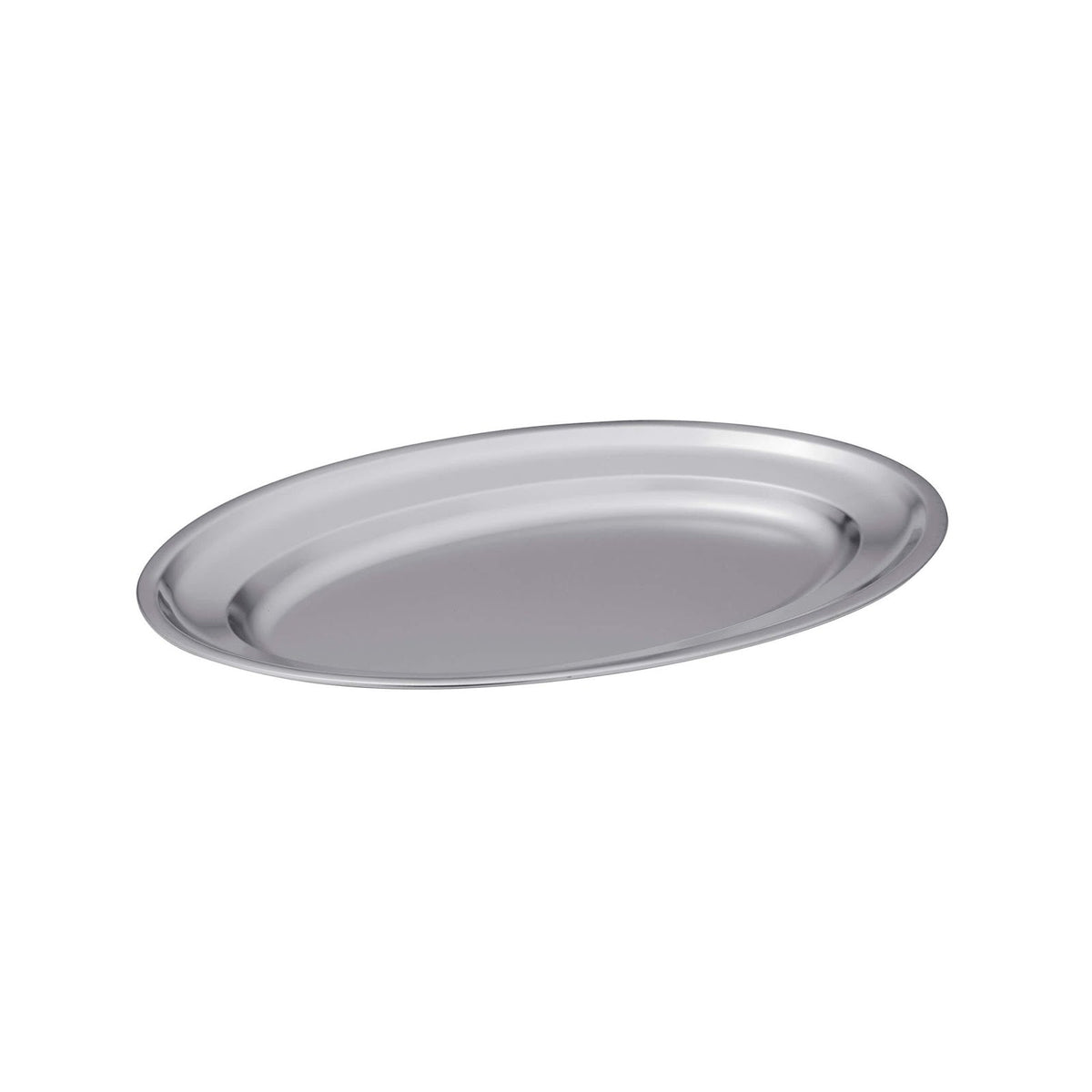 Vassoio Ovale in Acciaio Inox 18/10 30x20 cm