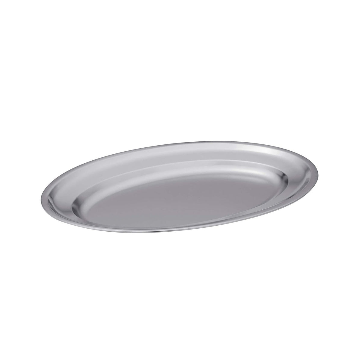Vassoio Ovale in Acciaio Inox 18/10 35x24 cm