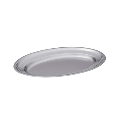 Vassoio Ovale in Acciaio Inox 18/10 35x24 cm