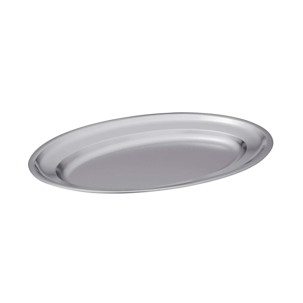 Vassoio Ovale in Acciaio Inox 18/10 40x27 cm