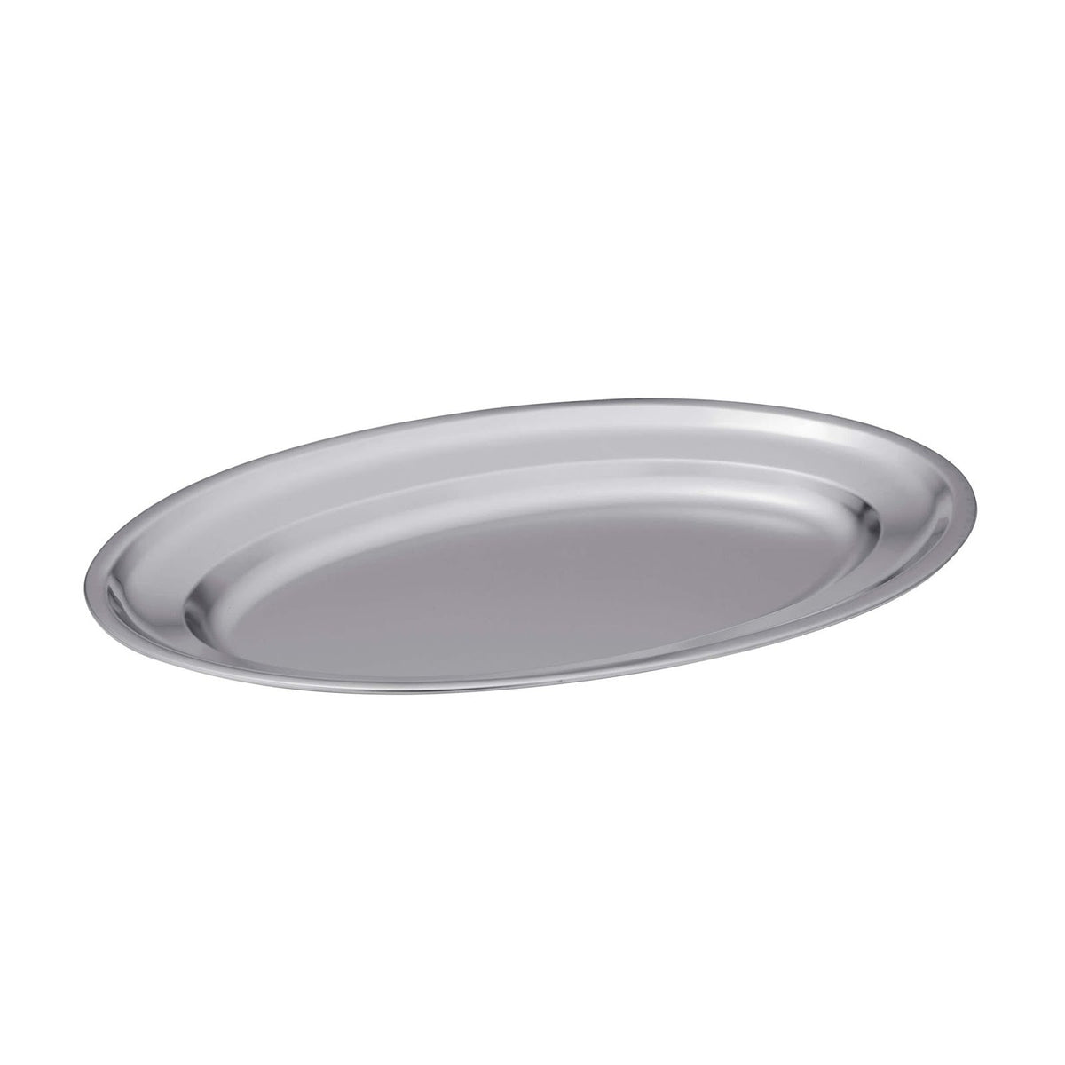Vassoio Ovale in Acciaio Inox 18/10 45x29 cm