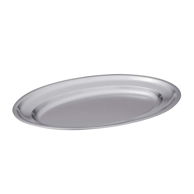 Vassoio Ovale in Acciaio Inox 18/10 50x31 cm