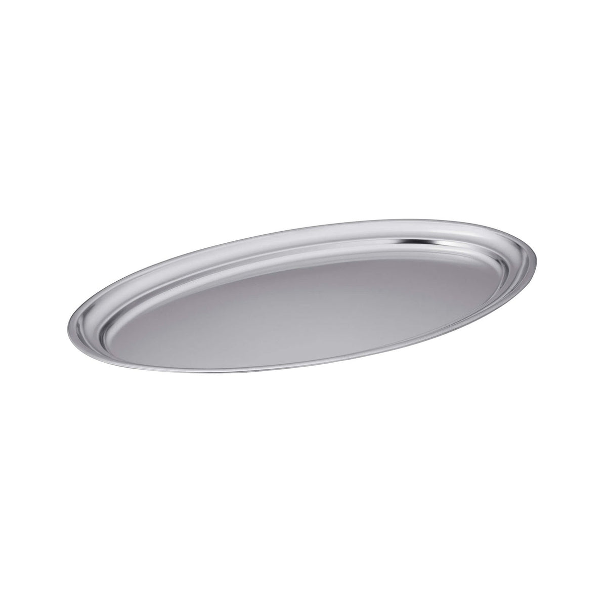 Vassoio Ovale in Acciaio Inox 18/0 35x24 cm