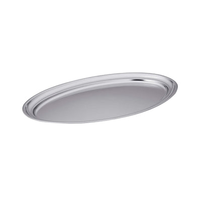 Vassoio Ovale in Acciaio Inox 18/0 35x24 cm
