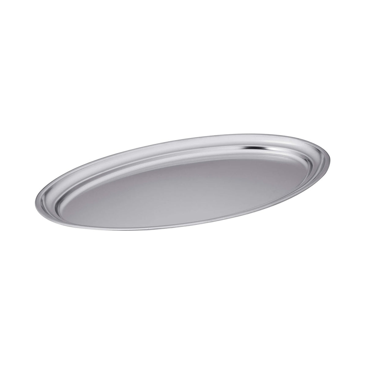 Vassoio Ovale in Acciaio Inox 18/0 40x27 cm