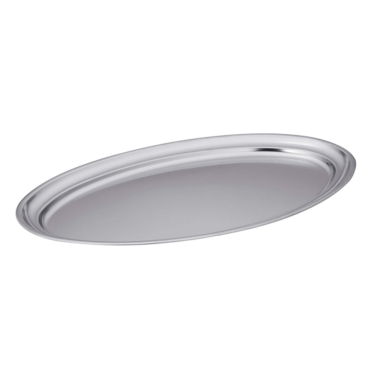 Vassoio Ovale Acciaio Inox 18/0 70x45 cm