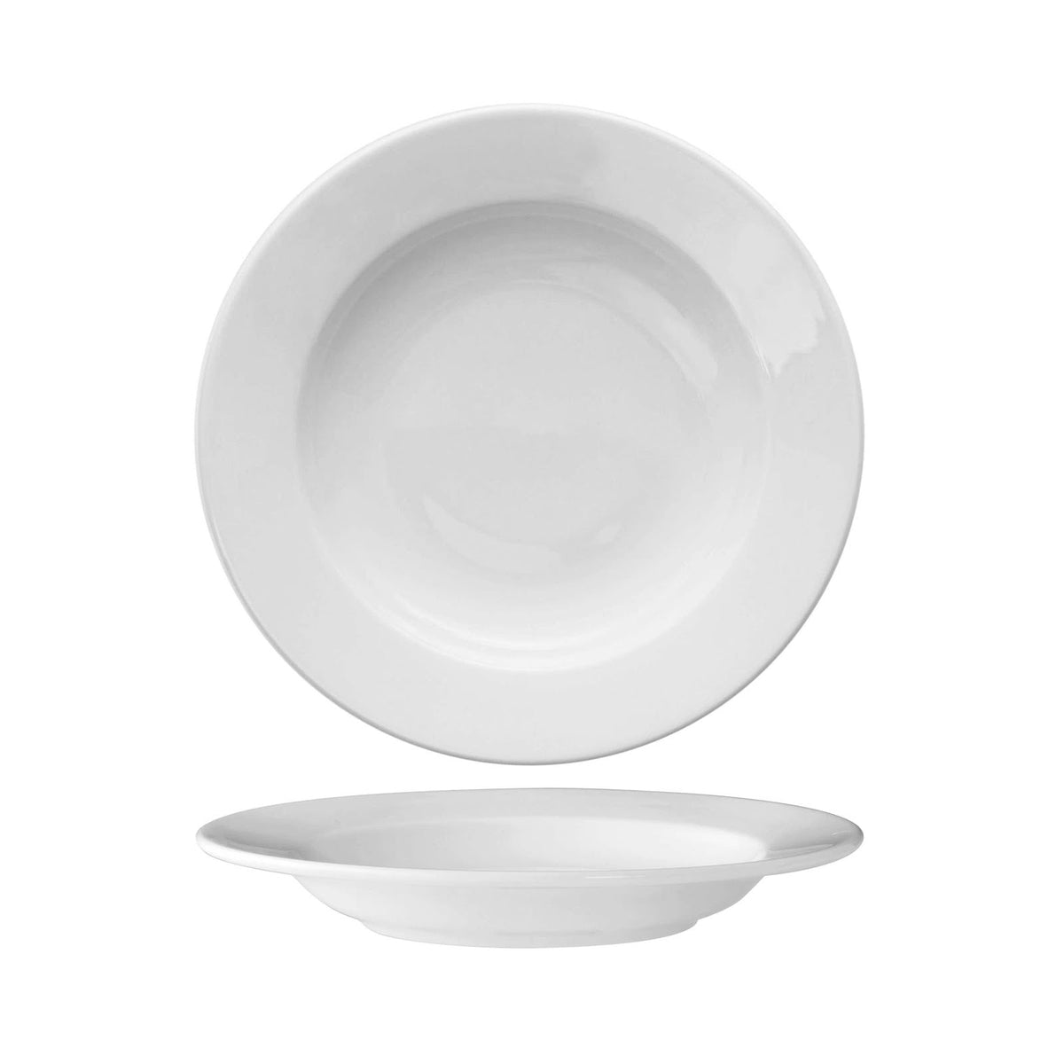 Gural Delta Piatto Fondo Porcellana Bianca 22 cm 12 Pezzi