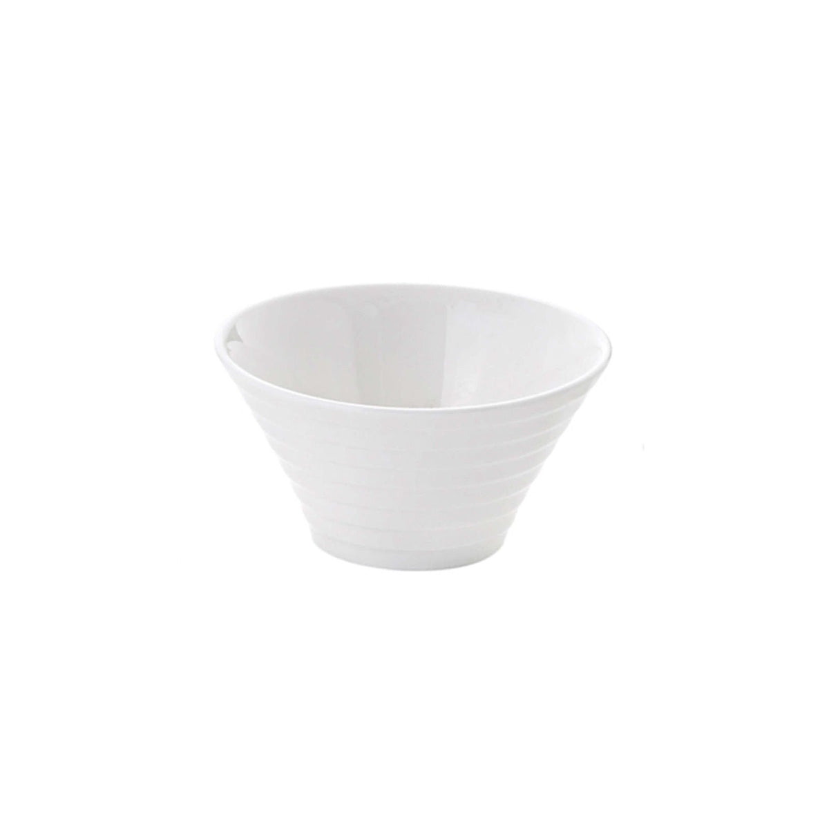 Coppetta Appetizer Spiral in Porcellana Bianca 8,5 cm 6 Pezzi