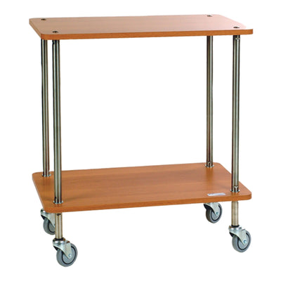 Carrello Gueridon 2 Piani 70x40 cm H 78 cm Portata 15 kg