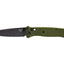 Benchmade Bailout 537GY-1 Green Tanto Plain