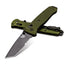 Benchmade Bailout 537SGY-1 Green Tanto Serrated - foto 2