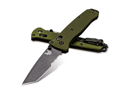 Benchmade Bailout 537SGY-1 Green Tanto Serrated - foto 2