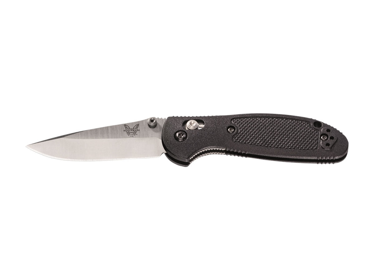 Benchmade Mini Griptilian 556-S30V Drop Black Satin Blade