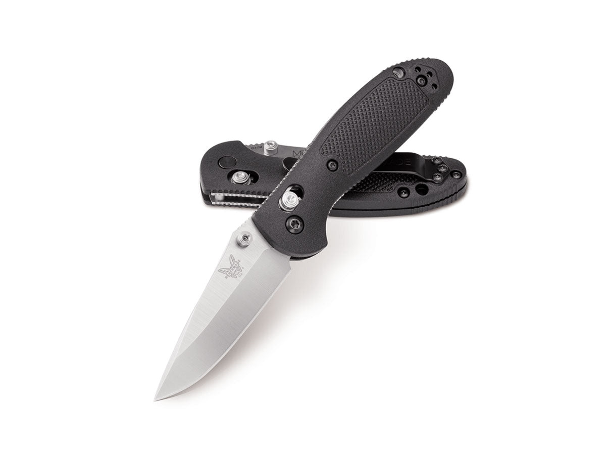 Benchmade Mini Griptilian 556-S30V Drop Black Satin Blade - foto 2