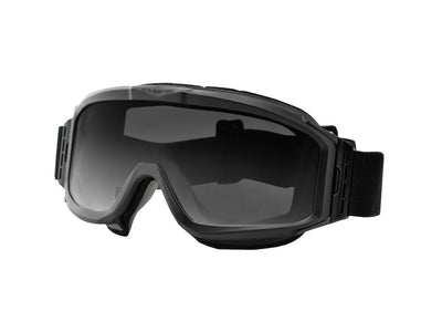 Bobster Alpha Nero ANSI Z87.1 CE EN166 MCEPS gomma lenti balistiche casco