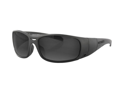 Bobster Ambush ANSI Z87 CE EN-1836 nylon 131mm lenti smoked mascherina removibile