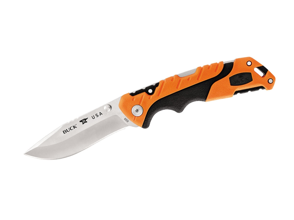 Buck Folding Pursuit Pro Large Orange 0659Ors