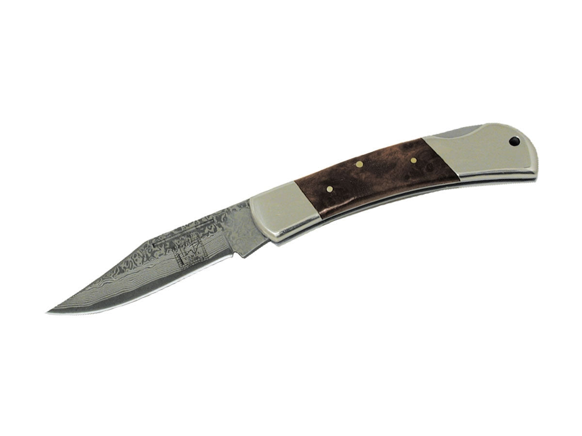 Camel Folding Damascus Medium