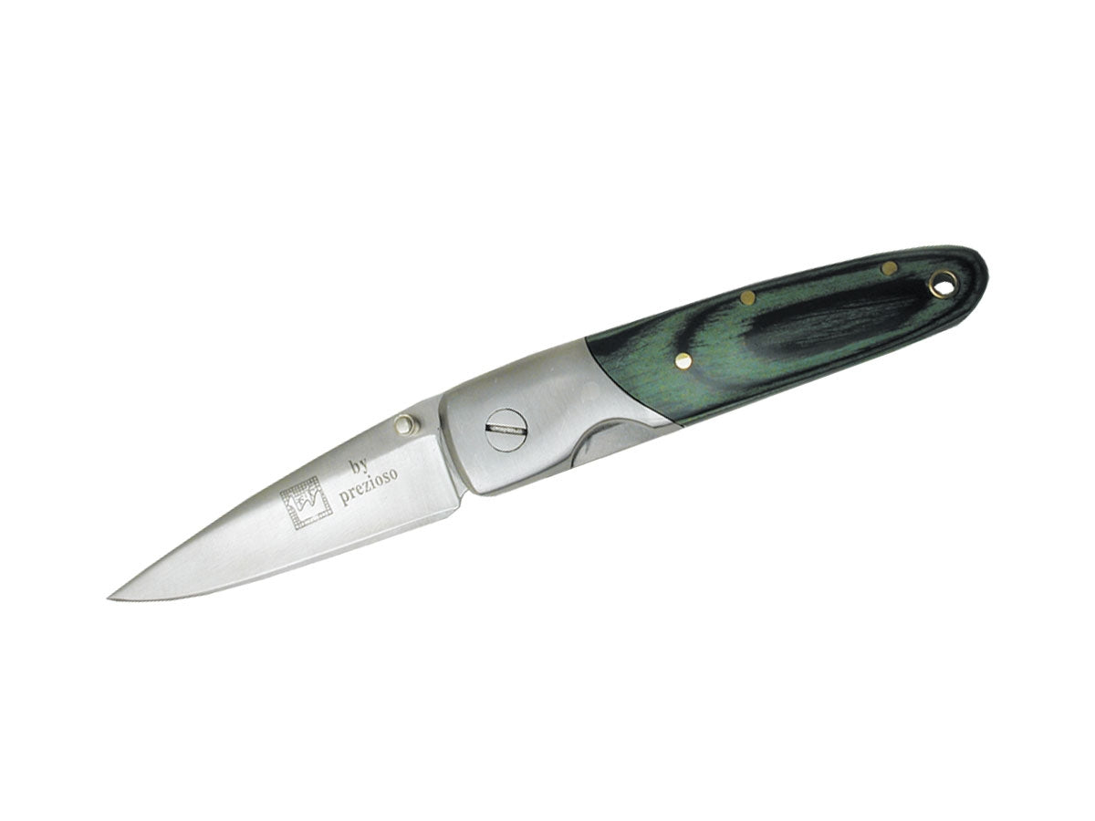 Camel Folding Liner Lock Pakkawood Green
