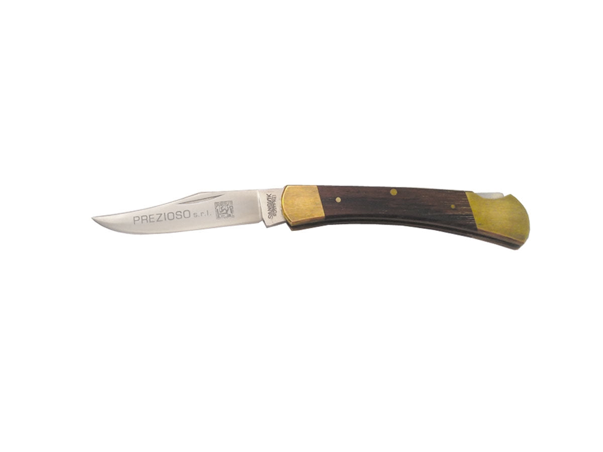 Coltello folding Camel manico palissandro 17,5 cm Back Lock Made in Italy