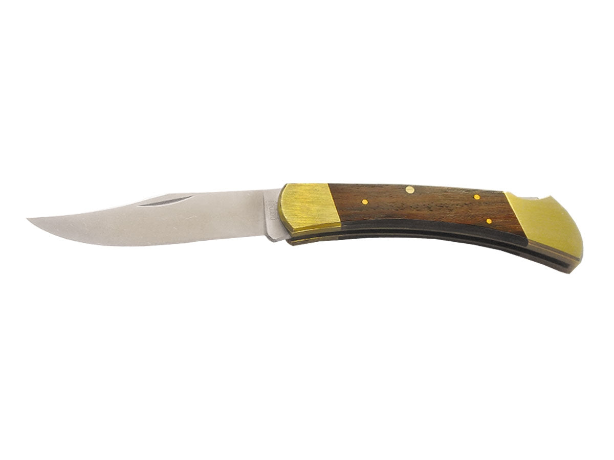 Coltello folding Camel manico palissandro 21 cm Back Lock Made in Italy
