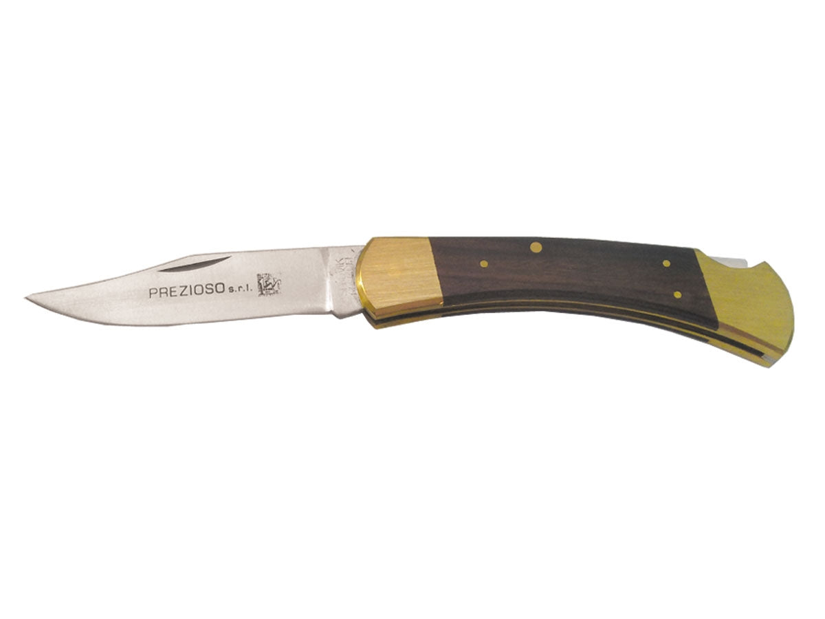 Coltello folding Camel manico palissandro 22 cm Back Lock Made in Italy
