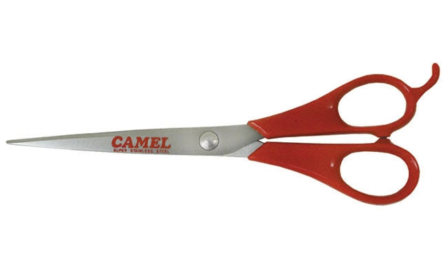 Camel Forbici Barbiere Manico Plastica Inox 7"