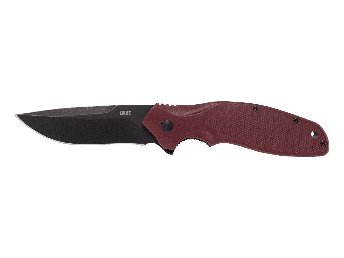 Crkt Shenanigan Assisted Maroon K800RKP Plain
