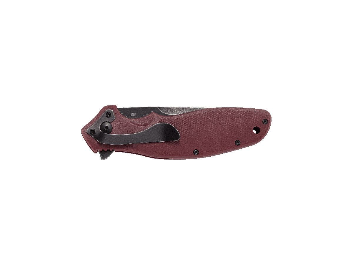 Crkt Shenanigan Assisted Maroon K800RKP Plain - foto 2