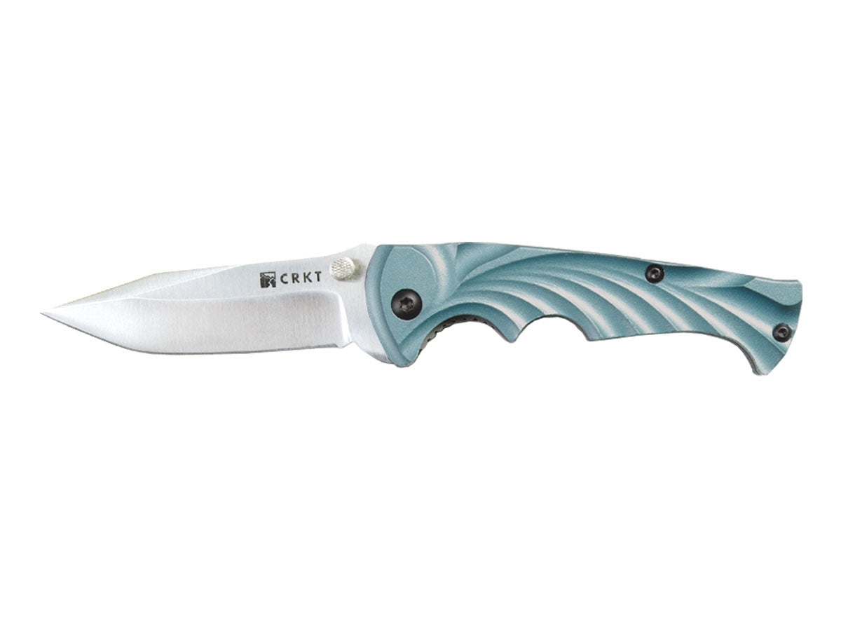Crkt Tiny Tighe Breaker Blue 1096B Plain