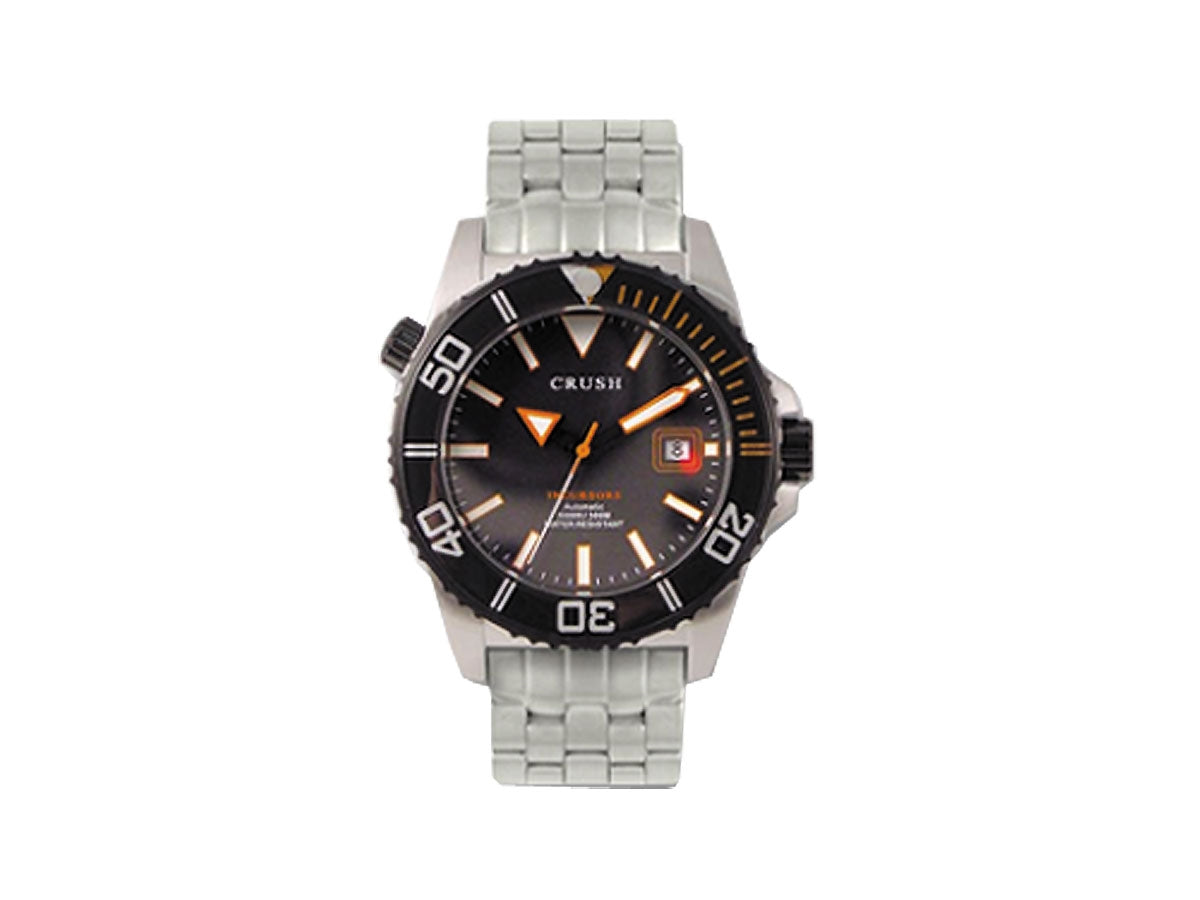 Crush orologio automatico Elio Incursore acciaio zaffiro valvola elio sub 330m