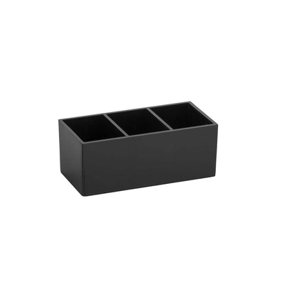 Porta Bustine da Tavolo in Plastica 3 Scomparti 13x6 cm H 5,5 cm 1 Pezzo