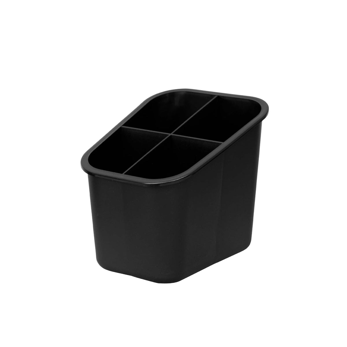 Porta Cannucce e Cucchiaini Nero 17x13,5 cm H 14 cm 1 Pezzo