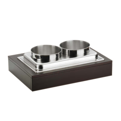 Pinti Buffet Portachampagne Legno e Inox 64x46 cm H 21