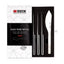 Dick Set Coltelli Bistecca/Tavola 4 pz "Pure Metal Ajax" Cm.9 81584000