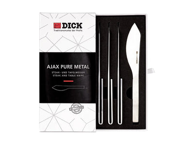 Dick Set Coltelli Bistecca/Tavola 4 pz "Pure Metal Ajax" Cm.9 81584000