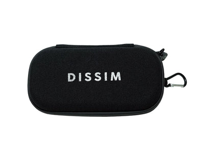 Custodia semi-rigida Dissim Large Zipper 19x10x3,5 cm in tessuto deluxe