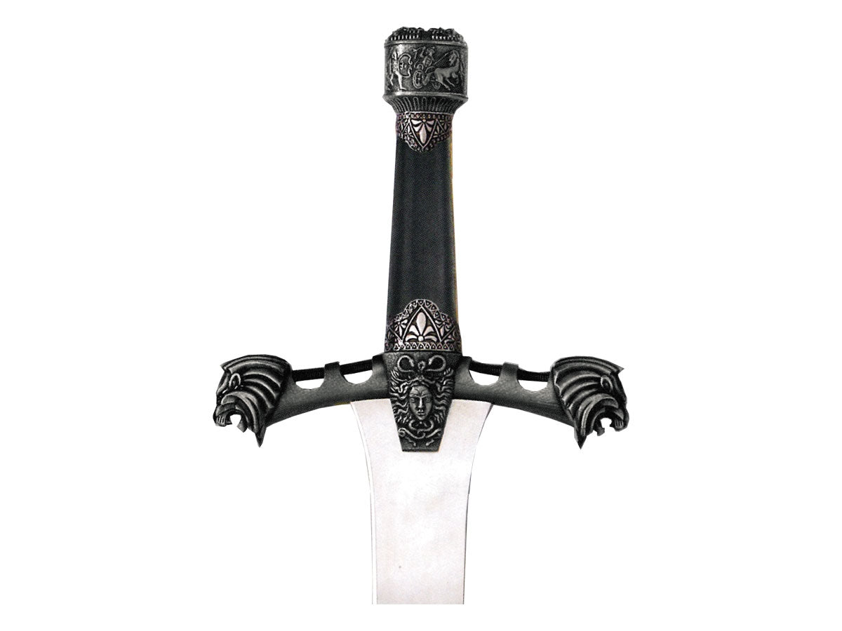 Gladius Replica Spada Cerimonia Alessandro Magno argentata