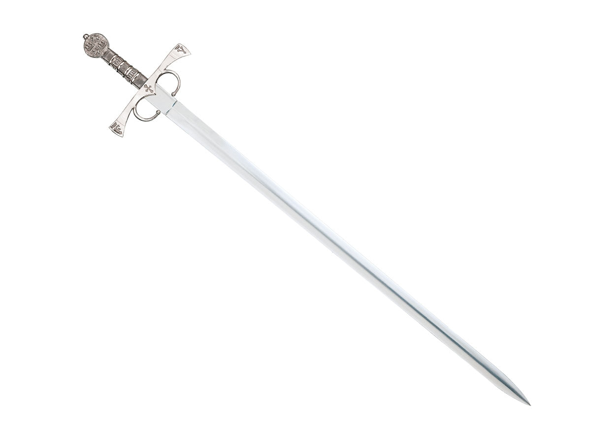 Gladius Replica Spada Cristoforo Colombo argentata - foto 2