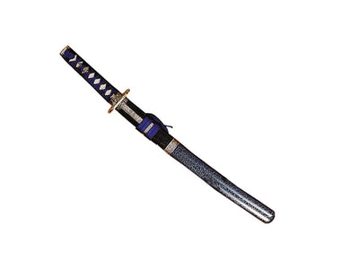 Gladius Replica Wakizashi Kozuka manico Azzurro
