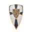 Gladius Scudo decorato Carlo Magno