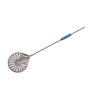 Gi.Metal Palettino Pizza Tondo Forato Inox Ø20 cm Manico 150 cm