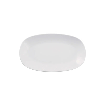 Gural EO Vassoio Ovale in Porcellana Bianca 26x15 cm