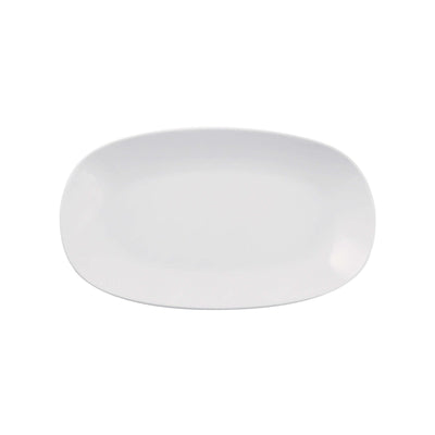 Gural EO Vassoio Ovale in Porcellana Bianca 29x17 cm 6 Pezzi