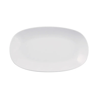 Gural EO Vassoio Ovale in Porcellana Bianca 34x20 cm