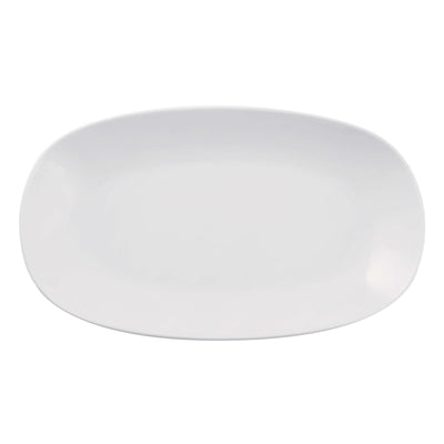 Gural EO Vassoio Ovale in Porcellana Bianca 39x24 cm