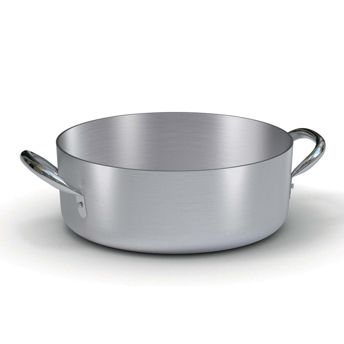 Ballarini Serie 7000 Casseruola Bassa 2 Manici in Alluminio Ø 45 cm 24,6 Litri