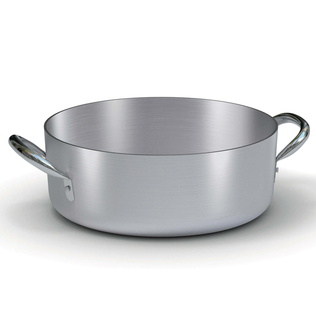 Ballarini Serie 7000 Casseruola Bassa 2 Manici in Alluminio Ø 60 cm 59 Litri