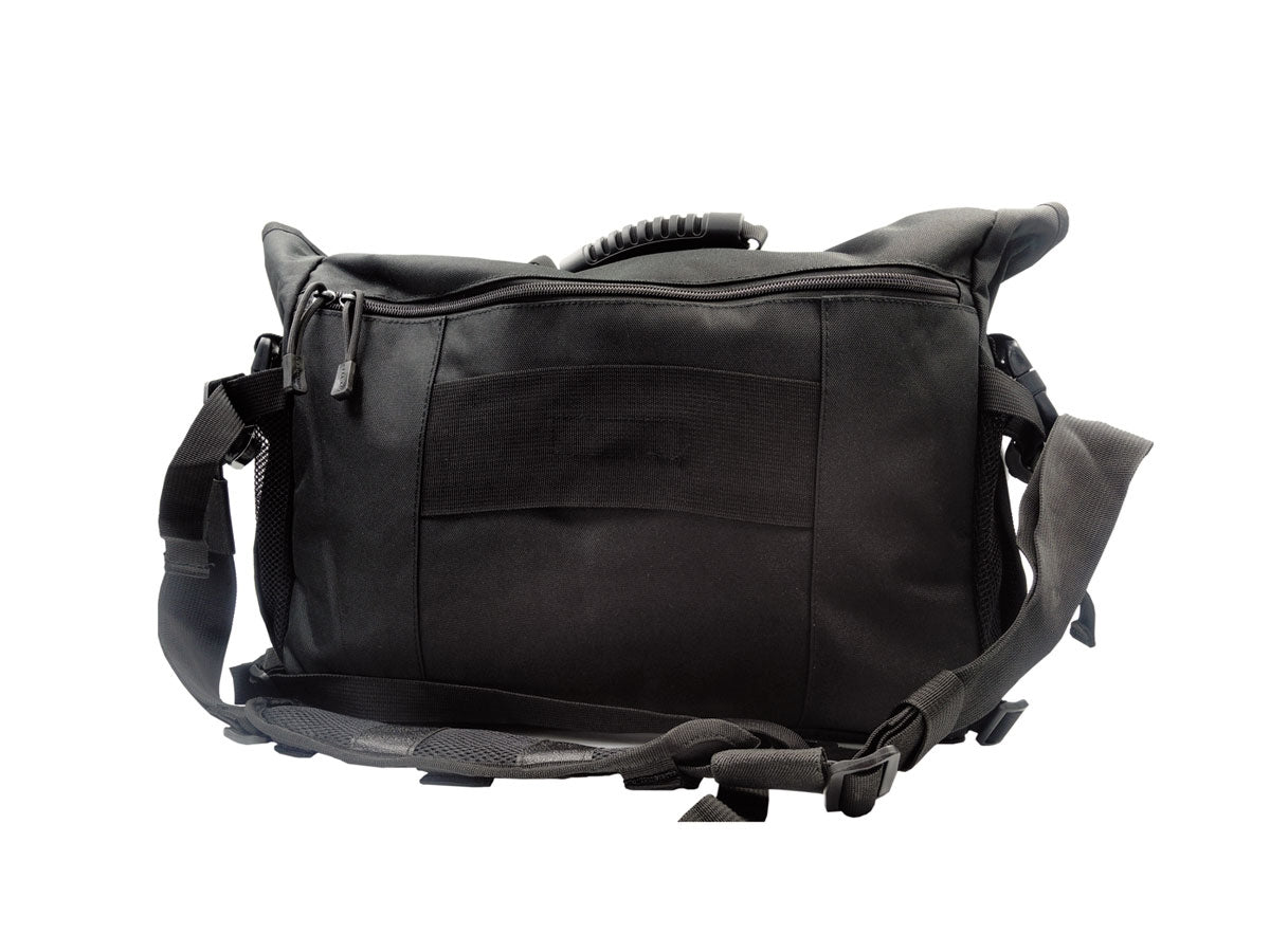 Humvee Brief Case Bag nero – manico e chiusure a zip