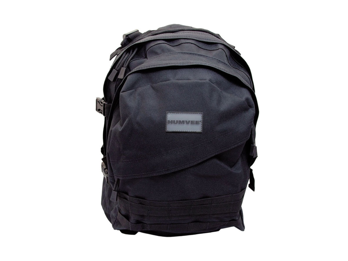 Humvee Day Pack Bag nero – zaino tattico vista frontale